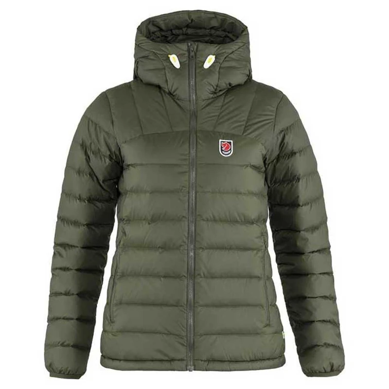 Fjällräven F86122-662 Expedition Pack Down Hooded-Jacket Women, Deep Forest, XXS