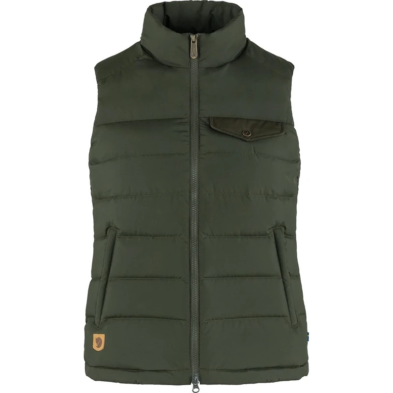 Fjällräven F89793-662 Greenland Down Liner Vest, Women, Deep Forest, L