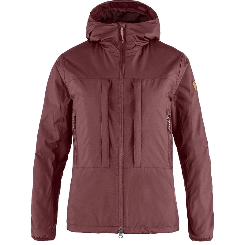 Fjällräven F86400-357 Keb Wool Padded Jacket, Women, Port, M