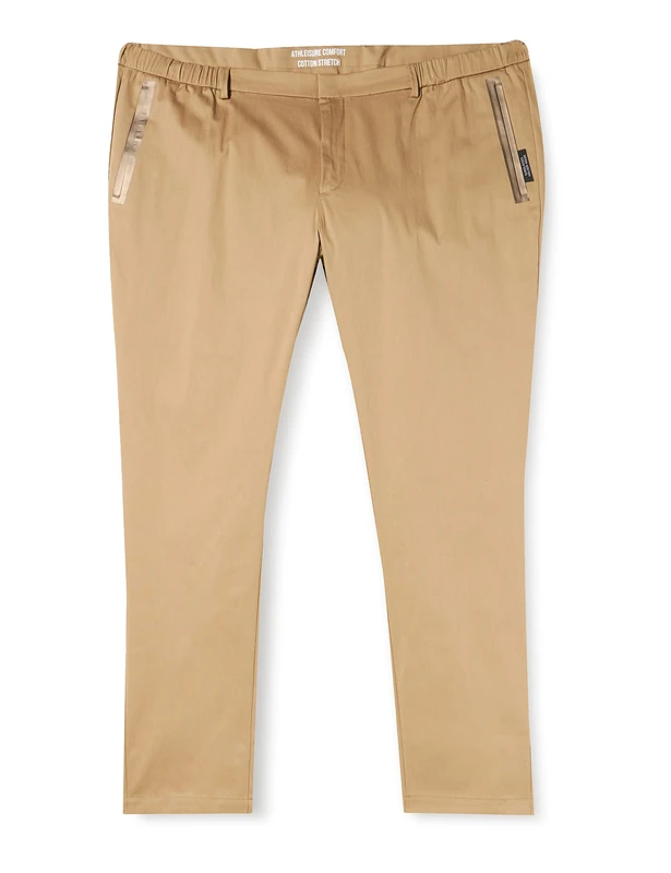 BOSS Men's Rogan4-1 Slacks, Medium Beige266, 46