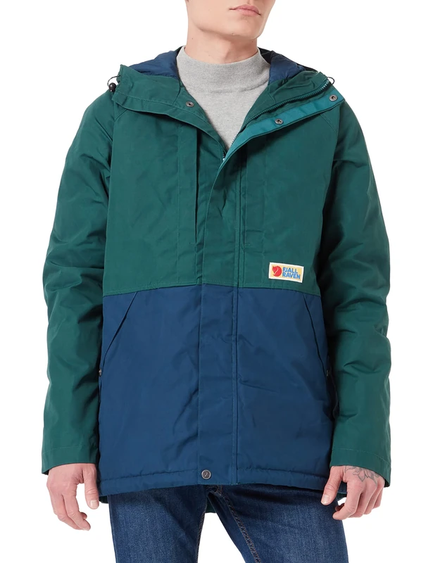 Fjällräven F84128-667-638 Vardag Lite Padded Jacket, Men, Arctic Green/Storm, L