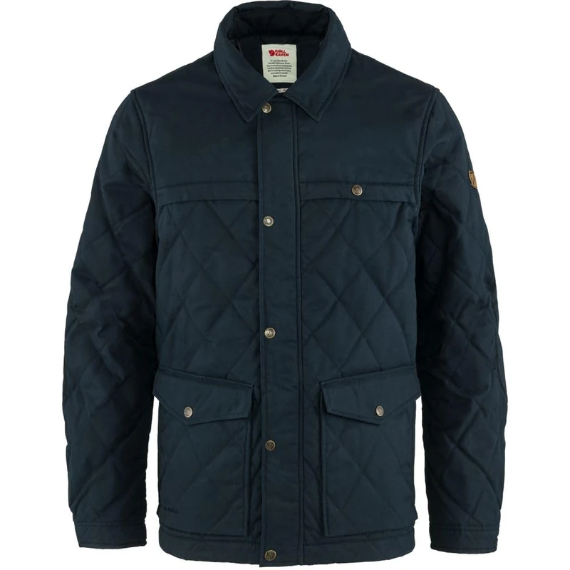 Fjallraven Ovik Wool Padded Jacket - Men - Dark Navy - L