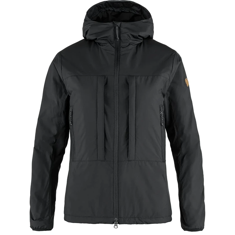 Fjällräven F86400-550 Keb Wool Padded Jacket, Women, Black, L