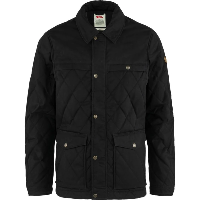 Fjällräven F84127-550 Övik Wool Padded Jacket, Men, Black, XXL