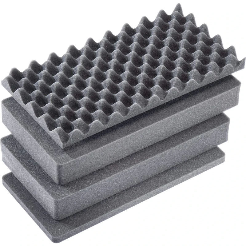 Peli 1506AirFS Replacement Foam Set, Original Air Case Accessory, Compatible Air 1506, Colour: Black