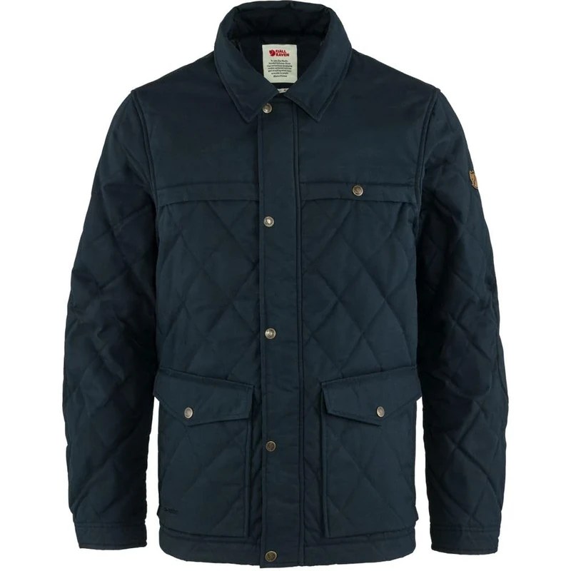 Fjällräven F84127-555 Övik Wool Padded Jacket, Men, Dark Navy, M
