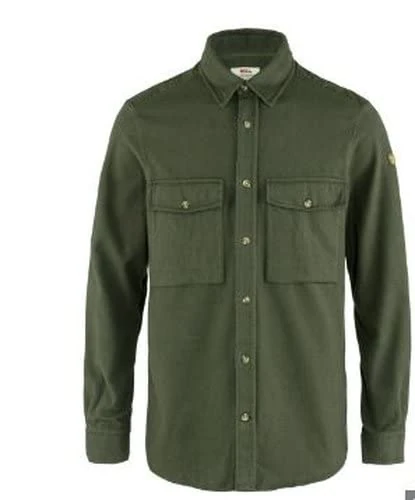 Fjällräven F84133-662-662 Övik Twill Shirt, Men, Deep Forest/Deep Forest, XS