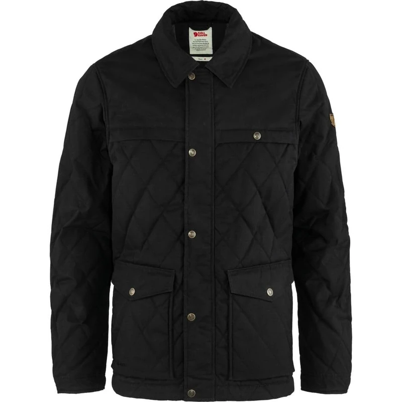 Fjällräven F84127-550 Övik Wool Padded Jacket, Men, Black, M