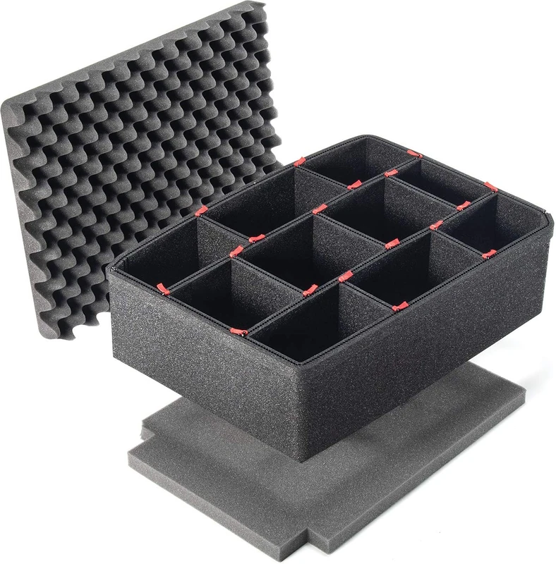Peli 1520 TrekPak Divider Set, Original Protector Case Accessory, Compatible 1520, Colour: Black - Image 1