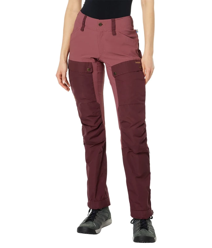 Fjällräven F89852-357-410 Keb Trousers Curved, Women, Regular, Port/Mesa Purple, 42