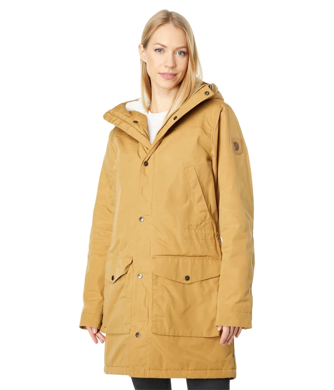 Fjällräven F89738-232 Greenland Winter Parka Jacket, Women, Buckwheat Brown, XXS