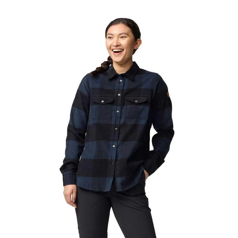 Fjällräven F90835-560-550 Canada Shirt, Women, Navy/Black, XS