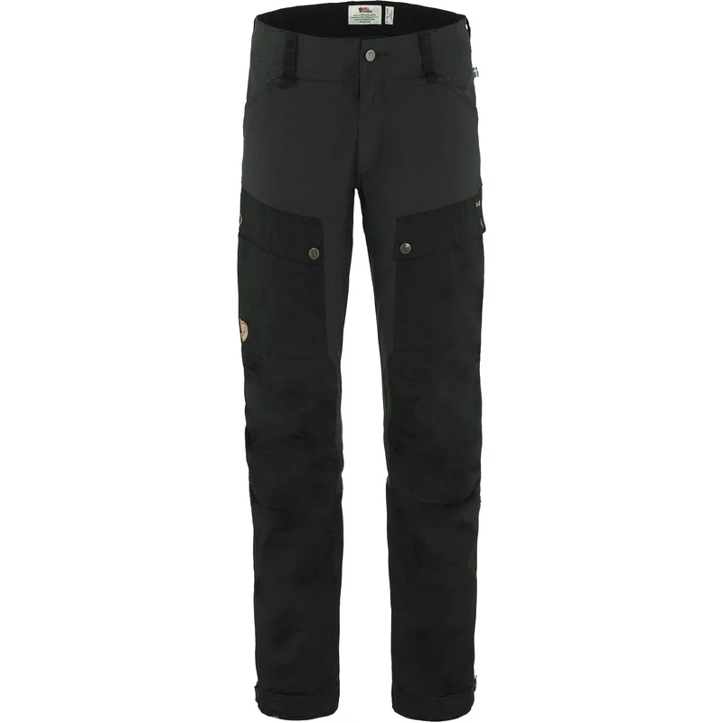 Fjällräven F85656-559-018 Keb Trousers, Men, Long, Black/Camo/Stone Grey, 56