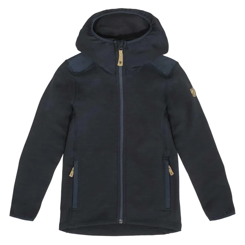 FJALLRAVEN Kids Keb Fleece Hoodie Dark Navy