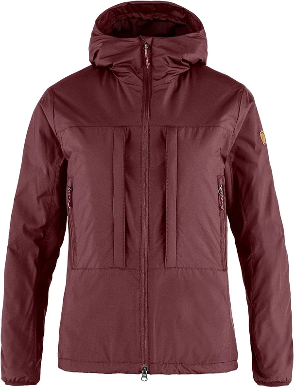 Fjällräven F86400-357 Keb Wool Padded Jacket, Women, Port, XL