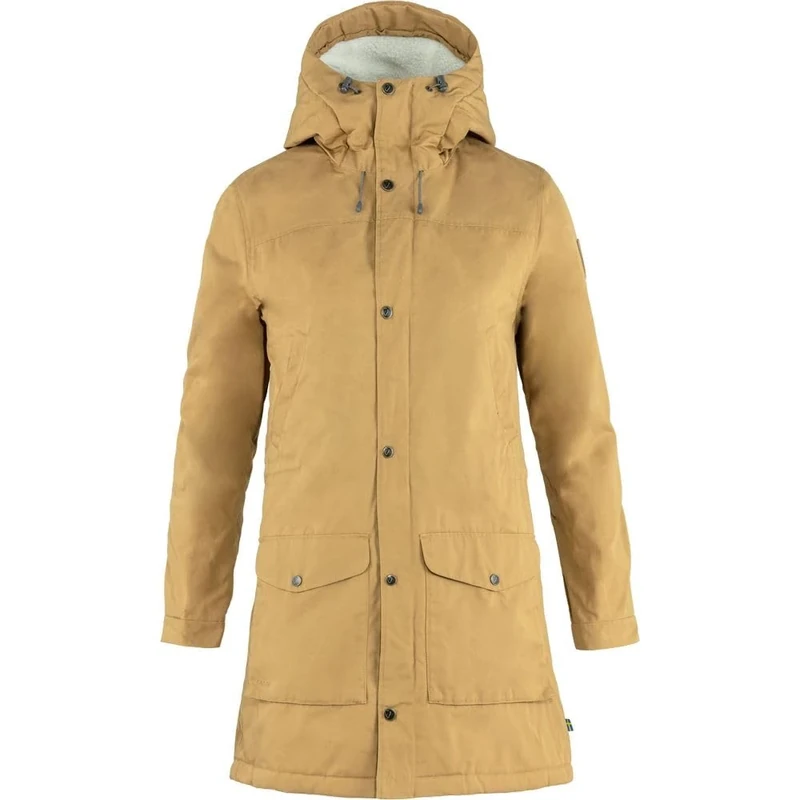 Fjällräven F89738-232 Greenland Winter Parka Jacket, Women, Buckwheat Brown, S