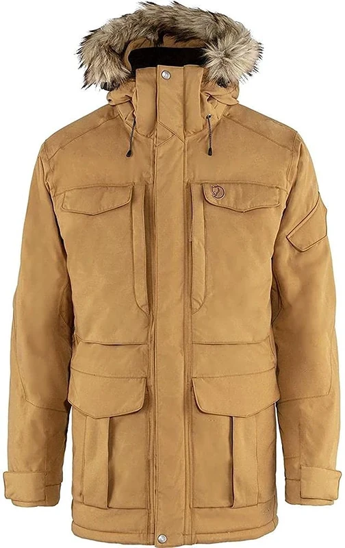 Fjällräven F80665-232 Yupik Parka Jacket, Men, Buckwheat Brown, XXXL