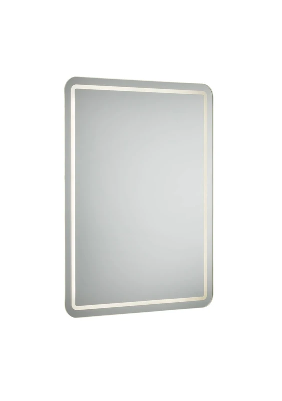 Knightsbridge 230V IP44 600 x 450mm Back-lit LED Bathroom Mirror with Demister, Shaver Socket and Motion Sensor