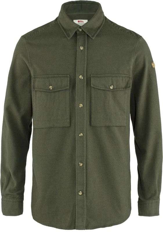 Fjällräven F84133-662-662 Övik Twill Shirt, Men, Deep Forest/Deep Forest, XXL