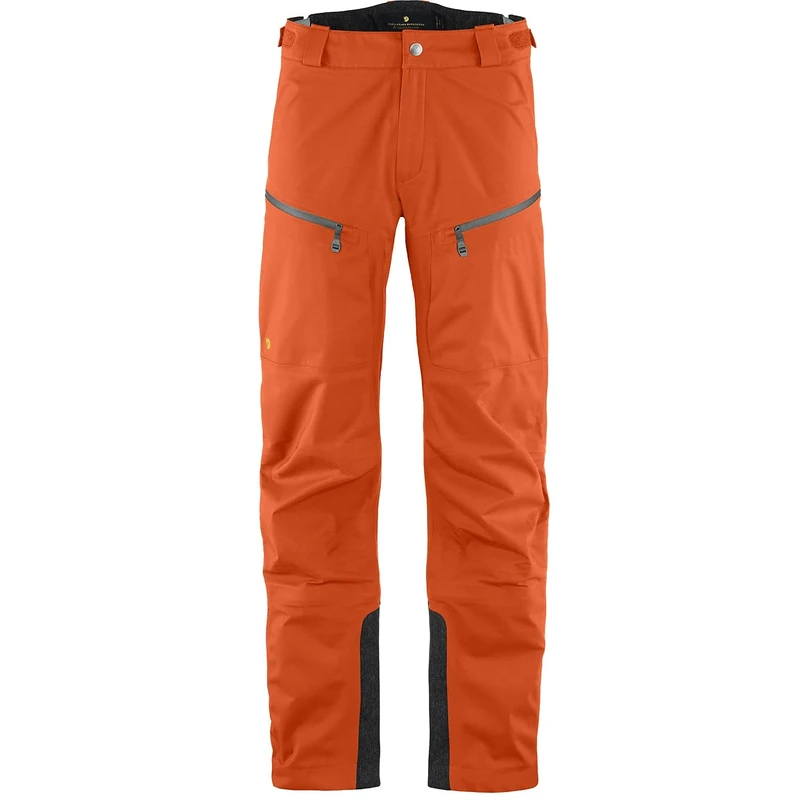 Fjällräven F86622-208 Bergtagen Eco-Shell Trousers, Men, Hokkaido Orange, 46