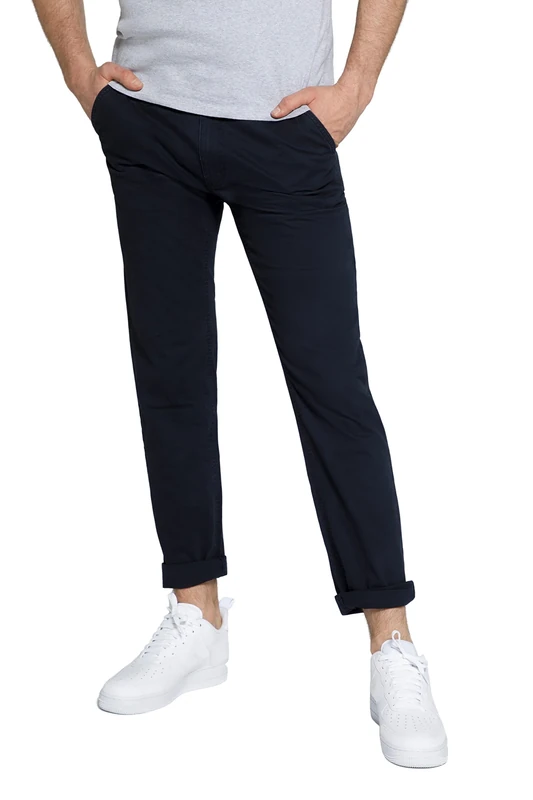 STHUGE Men's Herren Chino Modern Fit, Black Slate, Große Größe - Image 1