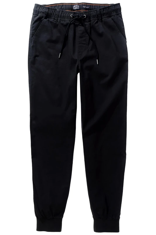 STHUGE Men's Herren Schlupfhose Modern Fit Pull-on Pants, Black Beauty, Große Größe