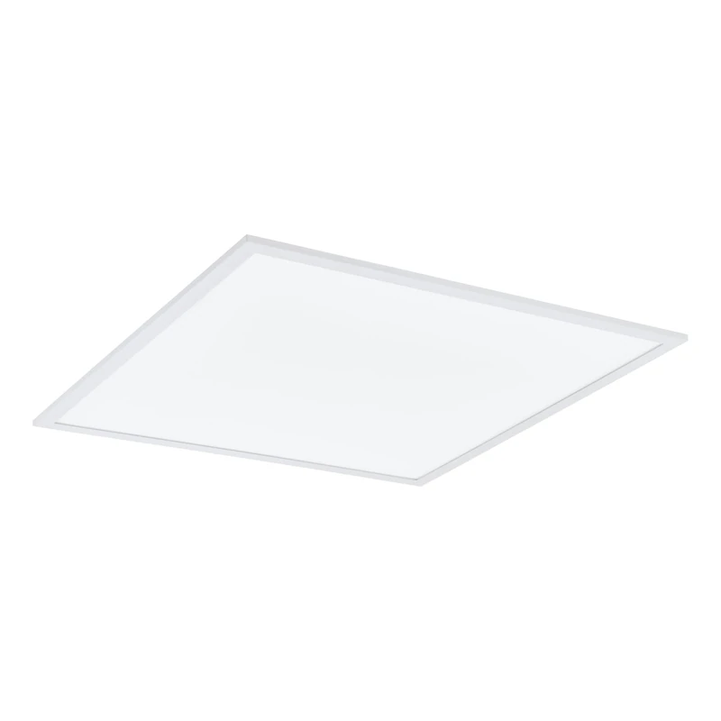 EGLO Ceiling Light Salobrena-B, Dimmable LED-Panel Made of Metal and White Plastic, Lighting with Remote Control and Variable Colour Temperature, RGB, 59,5 cm