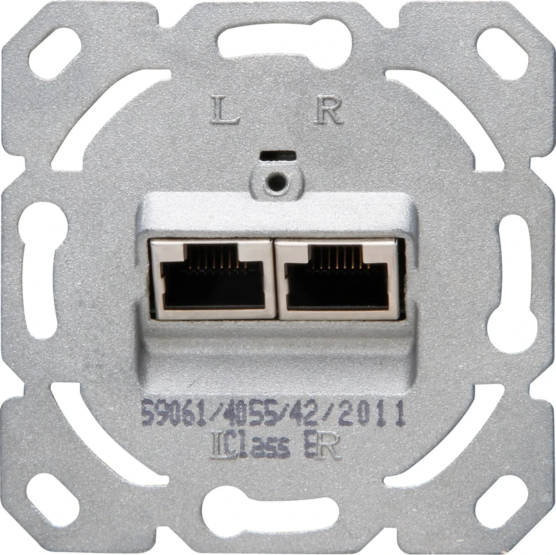 Kopp 920100004 Pack of 10 CAT6 Shielded Inserts 2 x 8 for AWG 22 and 23 Cable Section - Image 1