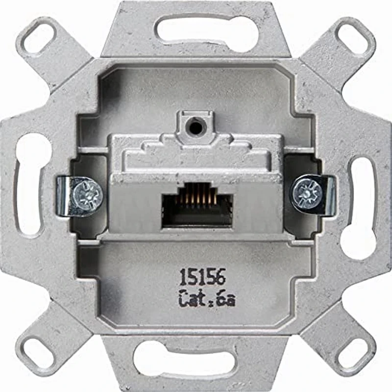 Kopp Insert CAT6 1x8, shielded, suitable for supply cable cross section AWG 22 and 23, pack of 5, 114401007