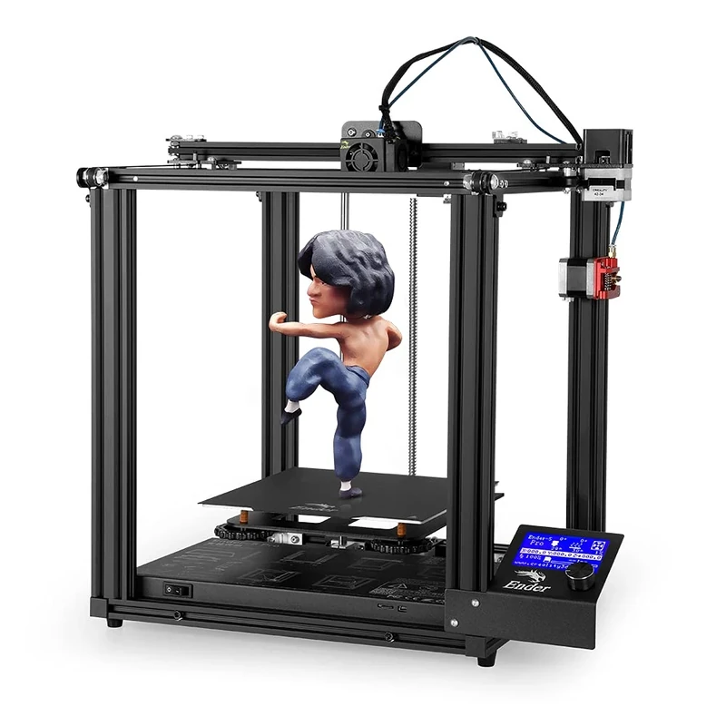 Creality Ender 5 Pro 3D Printer, Ultra Mute Motherboard, Removable Platform, Metal Extrusion Unit, Stable Print, Large Print Size 220 x 220 x 300 mm
