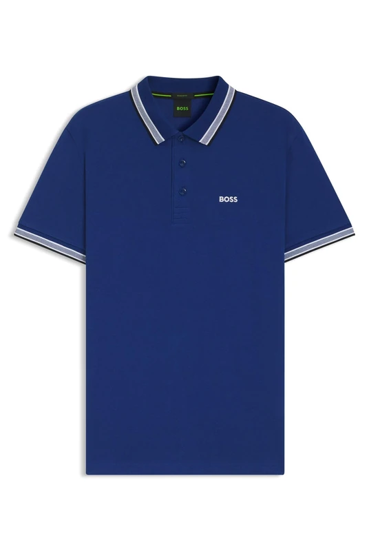 BOSS Mens Paddy Polo Shirt Medium Blue XL