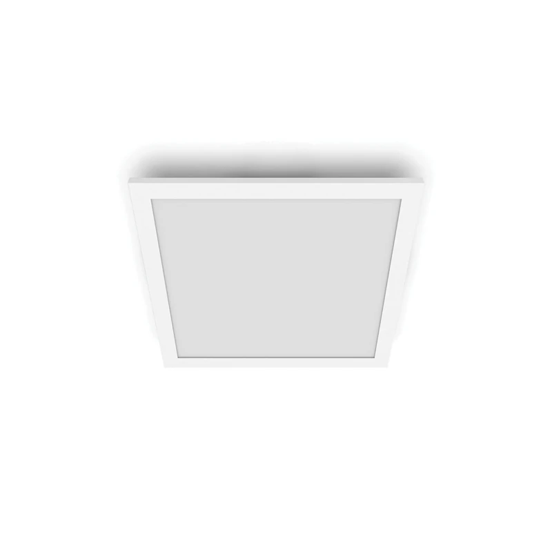 Philips LED Panel Square Ceiling Light SceneSwitch Dimmable 2700K 12W [Warm White - White]. for Indoor Lighting, Livingroom and Bedroom.