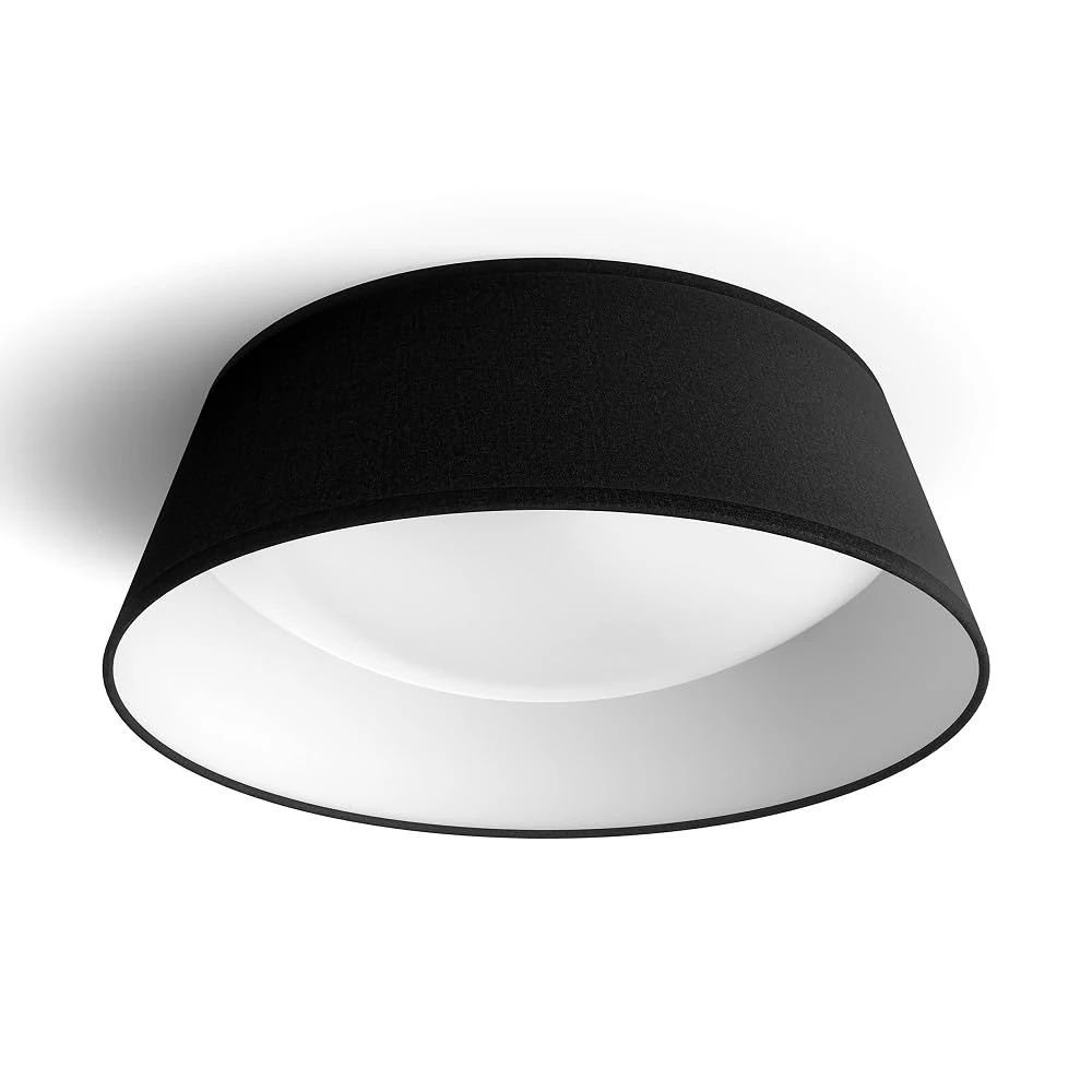 Philips LED Dawn Ceiling Light 3000K 14W [Neutral White - Black]. for Indoor Lighting, Livingroom and Bedroom.