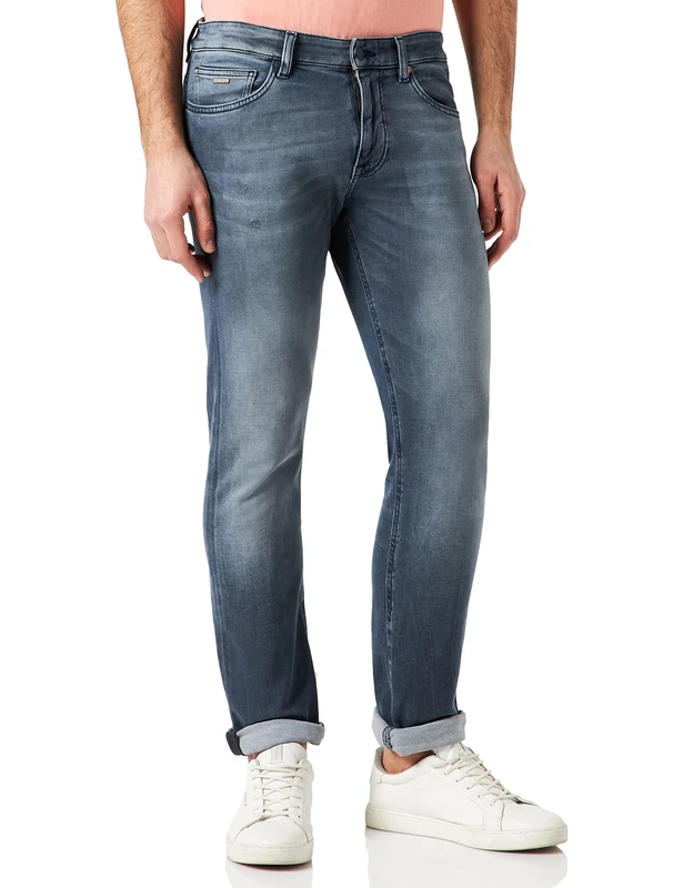 BOSS Men's Delaware BC-L-P Jeans, Dark Blue406, 3830