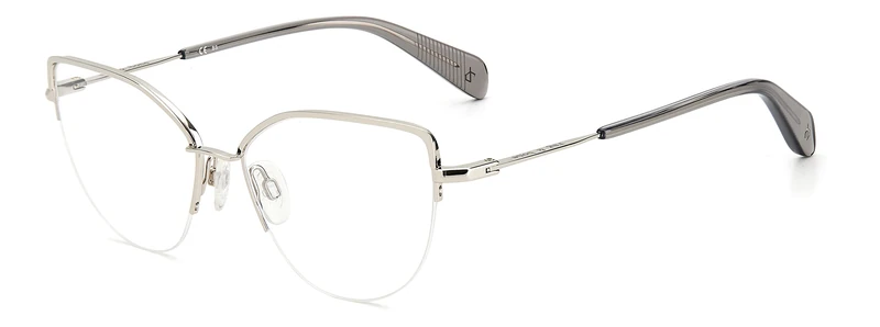 Rag & Bone 3042/G Eyeglasses - Palladium Demo Lens Cat Eye 53mm New & Authentic - Image 1