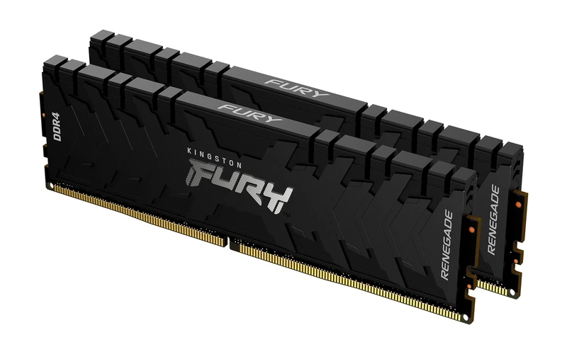 Kingston FURY Renegade 64 GB (2 x 32 GB) 3200 MHz DDR4 CL16 Desktop Memory Kit of 2 KF432C16RBK2/64