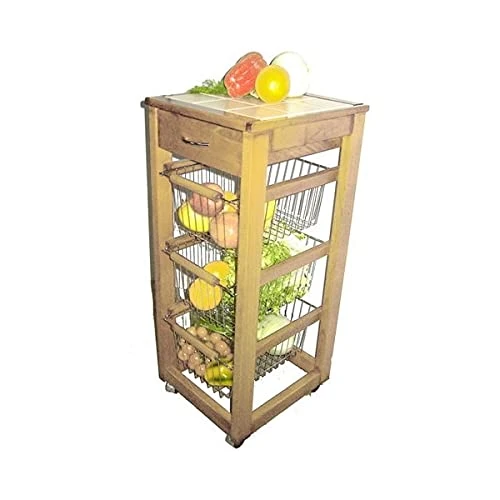 Legno Line Shopping Cart, Natural - Image 1