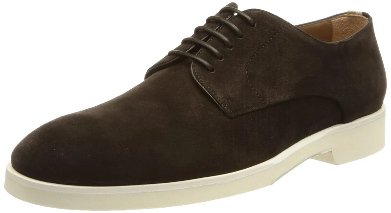 BOSS Men's Jerrard_Derb_sd Derby, Dark Brown201, 5.5 UK (39.5 EU)