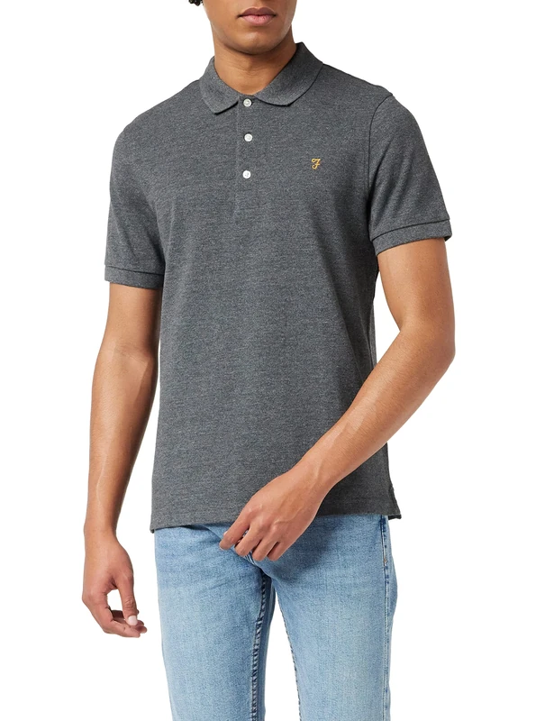 Farah BLANES Polo Shirt Grey