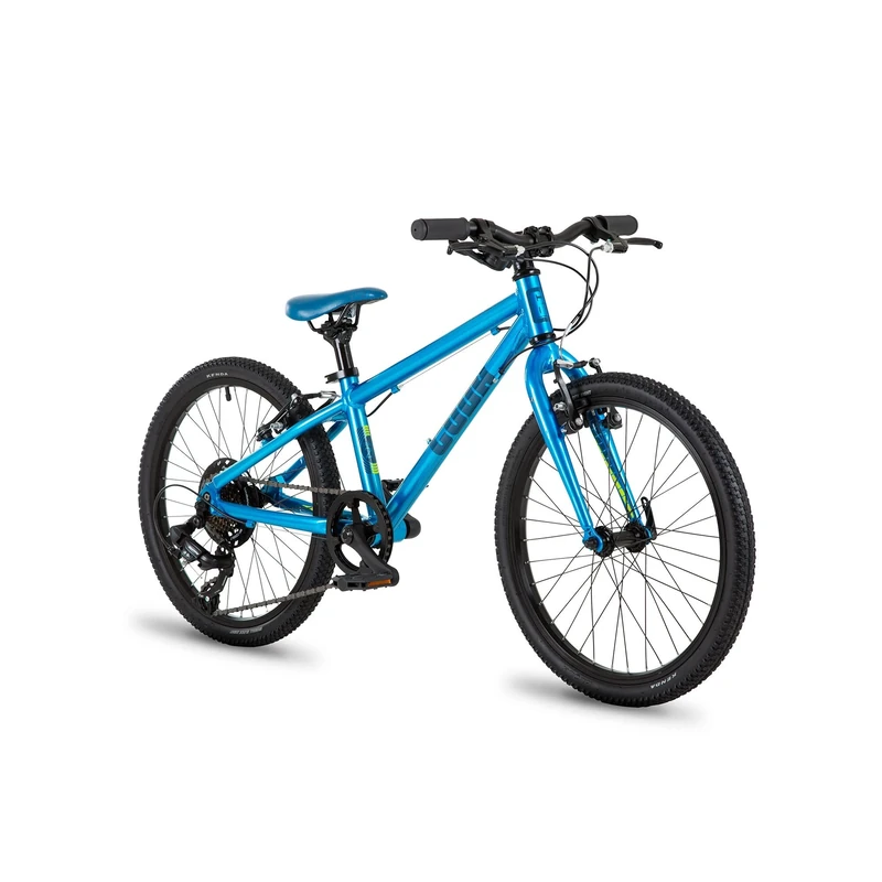 Cuda Performance Trace Kids Bike, Lightweight Mountain Bike, Short Reach Brakes For Easy Braking, Confidence-Building Kids Bikes, Multi-Terrain Bicycle - Blue, 5-7yrs