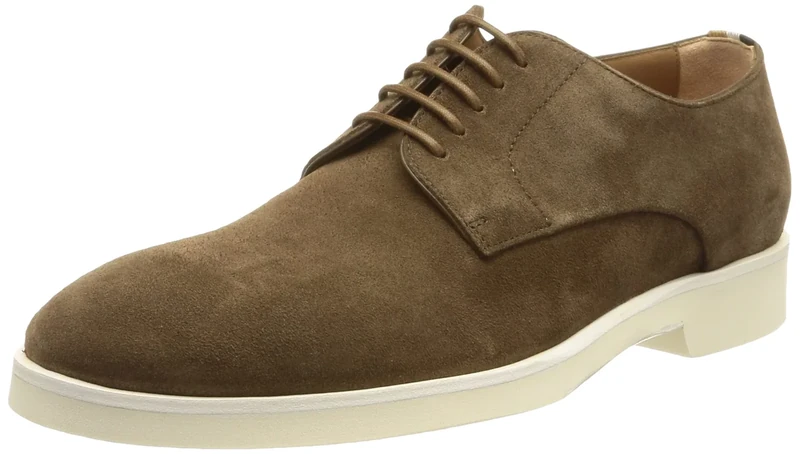 BOSS Men’s 50466422 Derby, Dark Brown205, 11.5 UK
