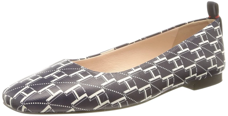 HUGO Women's Lola Ballerina-M Ballet Flat, Open Miscellaneous965, 1 UK