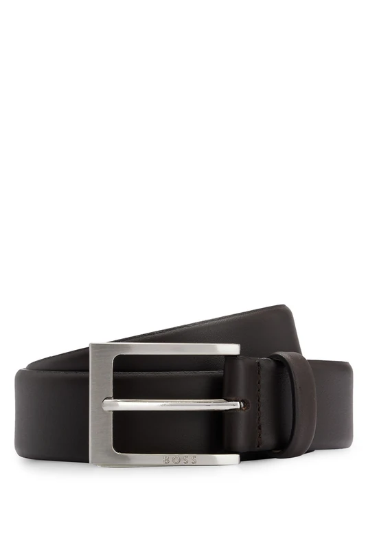 BOSS Men's Barnabie Belt, Dark Brown203, 100