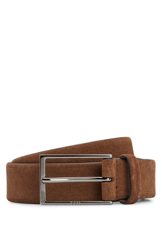 BOSS Men's Calindo_Sz35_sd Belt, Rust/Cooper220, 95
