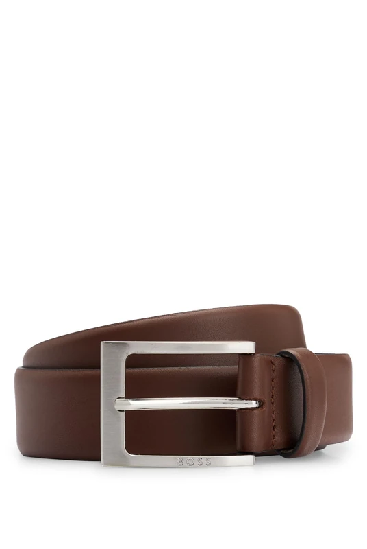 BOSS Men's Barnabie Belt, Medium Brown217, 80