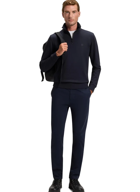 BOSS Men's Zetrust Sweatshirt, Dark Blue404, S