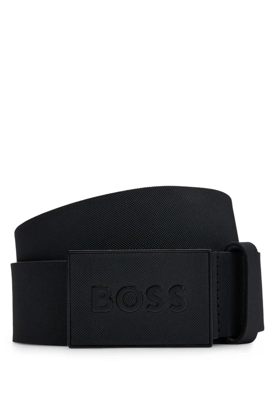 BOSS Men's Icon-S1_Sz40 Belt, Black1, 100
