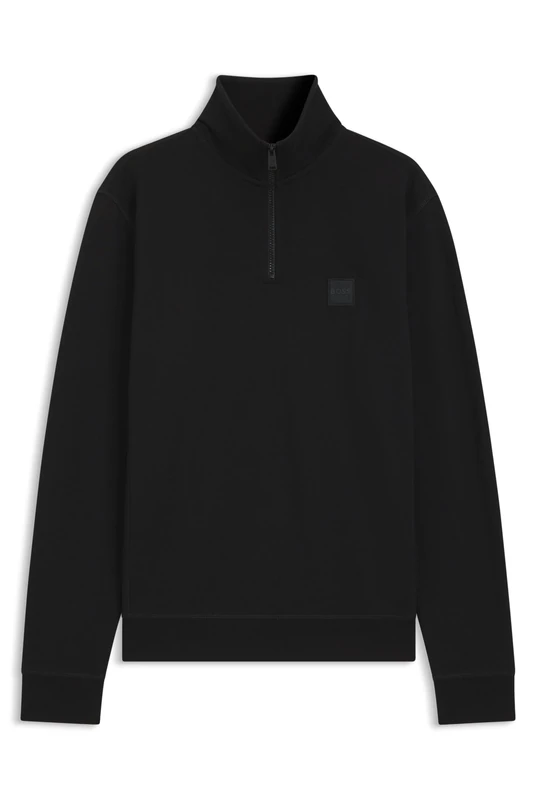 BOSS Men's Zetrust Sweatshirt, Black1, XXL