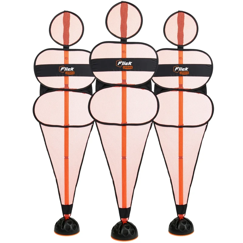 Football Flick Unisex Youth Flick Urban Essentials Set Football Training, Orange,Black, 680mmx380mmx130mm UK