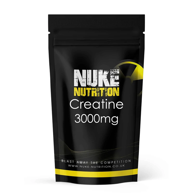 Nuke Nutrition Creatine 3000mg Tablets - 60 Count Muscle Boost
